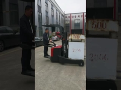 Ηλεκτρικός συσσωρευτής παλέτων σε ακατάλληλη έκταση Μεγάλη χωρητικότητα φορτίου