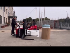 Με ρολό κλαμπ Full Electric Pallet Stacker 210Ah Με υψηλή ικανότητα φόρτωσης